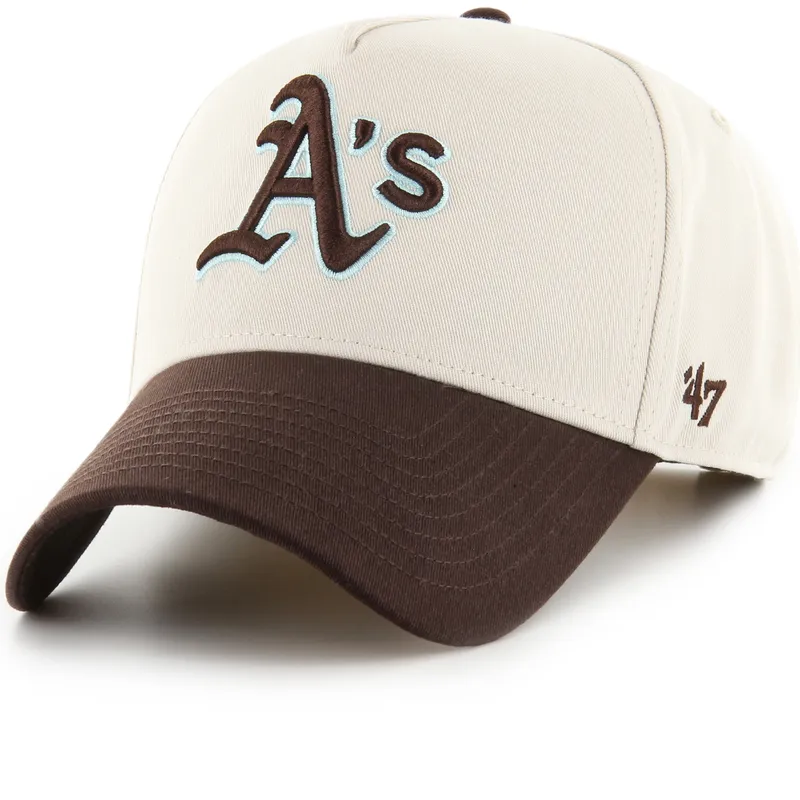 kepure-islenkta-smelio-snapback-mvp-dt-sure-shot-two-tone-cotton-oakland-athletics-mlb-47-brand
