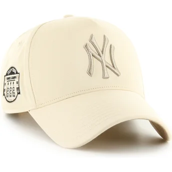 Cap išlenkta beige snapback MVP DT Sure Shot Two Tone Cotton New York Yankees MLB 47 Brand