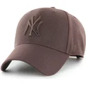 kepure-islenkta-ruda-snapback-mvp-new-york-yankees-mlb-47-brand