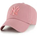 kepure-islenkta-rozine-reguliuojamas-clean-up-new-york-yankees-mlb-47-brand