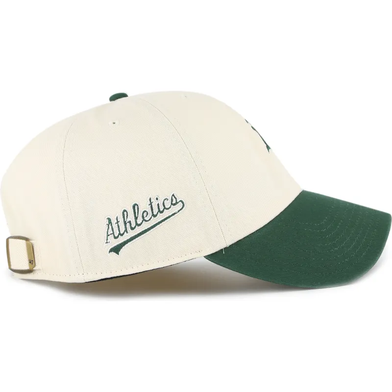 cap-islenkta-beige-adjustable-strap-clean-up-base-runner-sure-shot-two-tone-mlb-47-brand