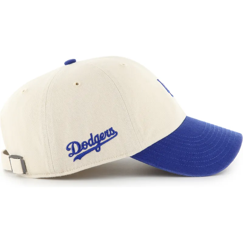 kepure-islenkta-smelio-reguliuojama-juostele-clean-up-base-runner-sure-shot-two-tone-los-angeles-dodgers-mlb-47-brand