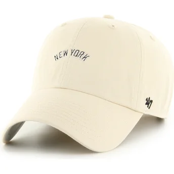 Kepurė išlenkta smėlio reguliuojamas Clean Up Base Runner Script New York Yankees MLB 47 Brand
