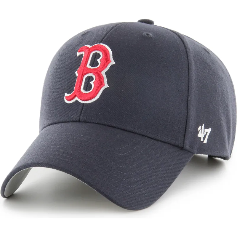 kepure-islenkta-tamsiai-melyna-reguliuojamas-mvp-boston-red-sox-mlb-47-brand