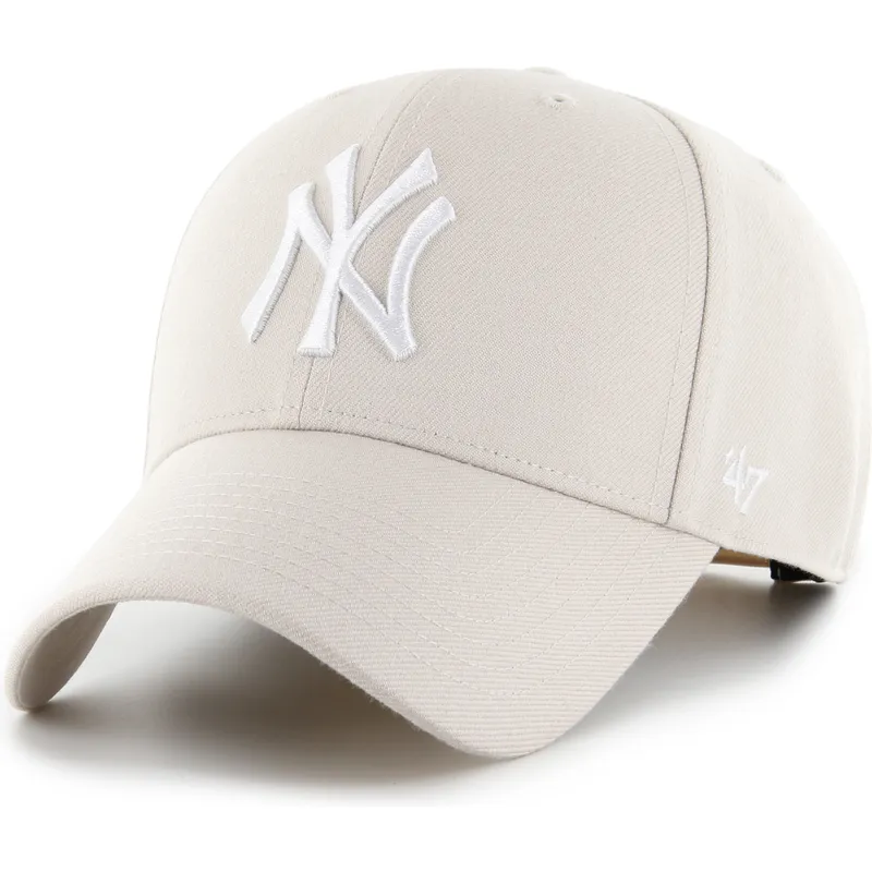 bezowa-czapka-z-daszkiem-snapback-mvp-bone-new-york-yankees-mlb-od-47-brand
