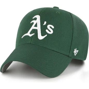 Kepurė išlenkta žalia reguliuojama juostelė MVP Oakland Athletics MLB 47 Brand