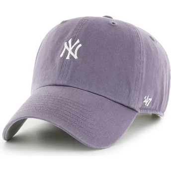 Cap išlenkta violet adjustable strap Clean Up Base Runner Iris New York Yankees MLB 47 Brand