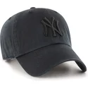 kepure-islenkta-juoda-reguliuojamas-clean-up-new-york-yankees-mlb-47-brand