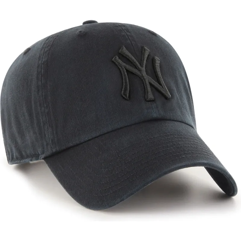 cap-islenkta-black-adjustable-strap-clean-up-new-york-yankees-mlb-47-brand