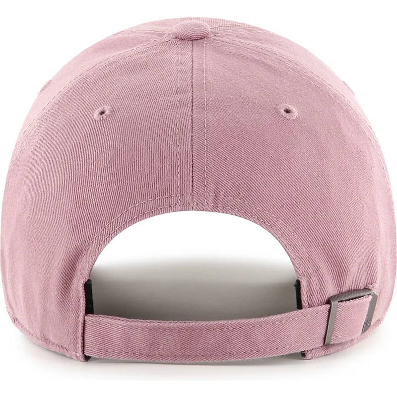 rozowa-regulowana-czapka-z-zakrzywionym-daszkiem-clean-up-base-runner-mini-logo-new-york-yankees-mlb-od-47-brand