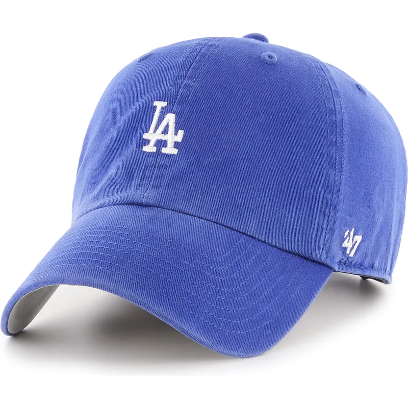 cap-islenkta-blue-adjustable-strap-clean-up-base-runner-los-angeles-dodgers-mlb-47-brand
