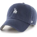 kepure-islenkta-tamsiai-melyna-reguliuojamas-clean-up-base-runner-los-angeles-dodgers-mlb-47-brand
