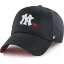 cap-islenkta-black-adjustable-strap-clean-up-with-love-new-york-yankees-mlb-47-brand