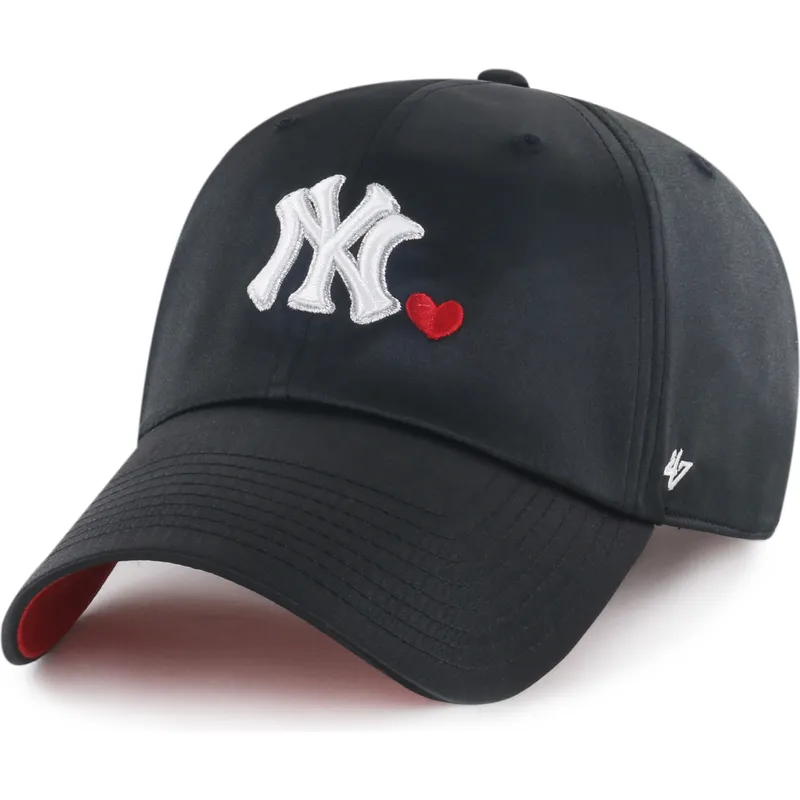 cap-islenkta-black-adjustable-strap-clean-up-with-love-new-york-yankees-mlb-47-brand