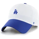 cap-islenkta-white-adjustable-strap-clean-up-vista-mini-two-tone-los-angeles-dodgers-mlb-47-brand