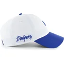 kepure-islenkta-balta-reguliuojama-juostele-clean-up-vista-mini-two-tone-los-angeles-dodgers-mlb-47-brand