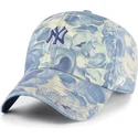 cap-islenkta-blue-adjustable-strap-clean-up-gardenia-new-york-yankees-mlb-47-brand