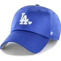 kepure-islenkta-melyna-reguliuojama-juostele-clean-up-with-love-los-angeles-dodgers-mlb-47-brand