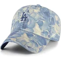 47-brand-curved-brim-clean-up-gardenia-los-angeles-dodgers-mlb-blue-adjustable-cap