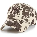 kepure-islenkta-ruda-reguliuojamas-clean-up-bessie-new-york-yankees-mlb-47-brand