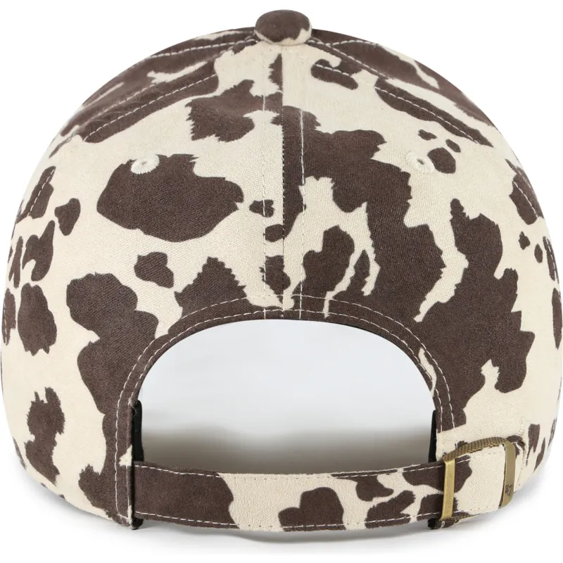 kepure-islenkta-ruda-reguliuojamas-clean-up-bessie-new-york-yankees-mlb-47-brand