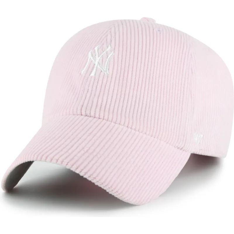 cap-islenkta-pink-adjustable-strap-clean-up-cord-base-runner-new-york-yankees-mlb-47-brand cap-islenkta-pink-adjustable-strap-clean-up-cord-base-runner-new-york-yankees-mlb-47-brand