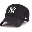 kepure-islenkta-juoda-reguliuojamas-clean-up-lennon-new-york-yankees-mlb-47-brand
