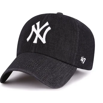 Cap išlenkta black adjustable strap Clean Up Lennon New York Yankees MLB 47 Brand