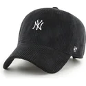 kepure-islenkta-juoda-reguliuojama-juostele-clean-up-cord-base-runner-new-york-yankees-mlb-47-brand