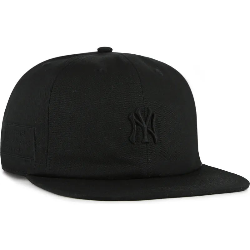 kepure-plokscia-juoda-snapback-captain-rl-contemporary-new-york-yankees-mlb-47-brand
