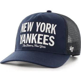 Cap išlenkta navy blue snapback Hitch Contemporary New York Yankees MLB 47 Brand