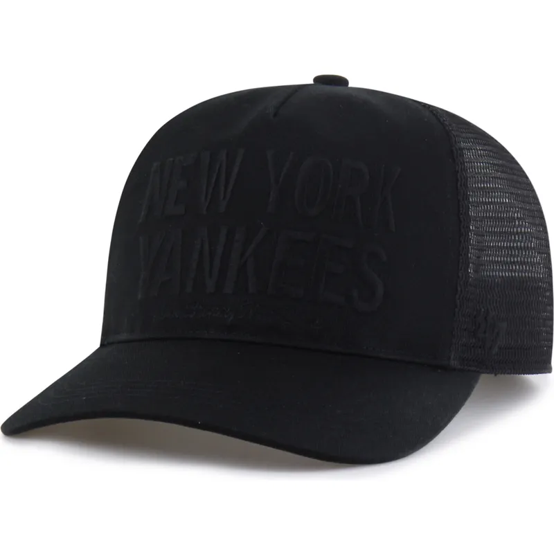 kepure-islenkta-juoda-snapback-hitch-contemporary-new-york-yankees-mlb-47-brand