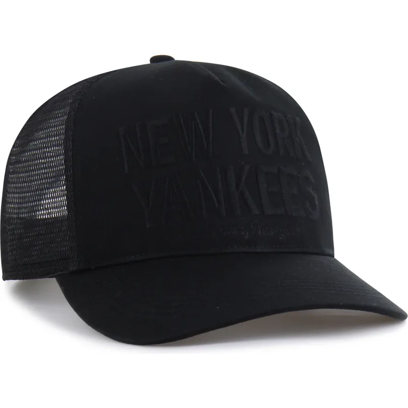 gorra-trucker-negra-con-logo-negro-hitch-contemporary-de-new-york-yankees-mlb-de-47-brand