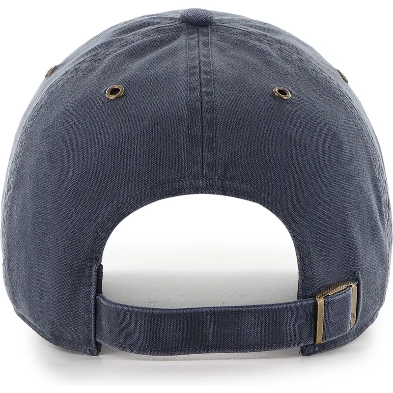cap-islenkta-navy-blue-adjustable-strap-clean-up-windham-suede-vintage-new-york-yankees-mlb-47-brand
