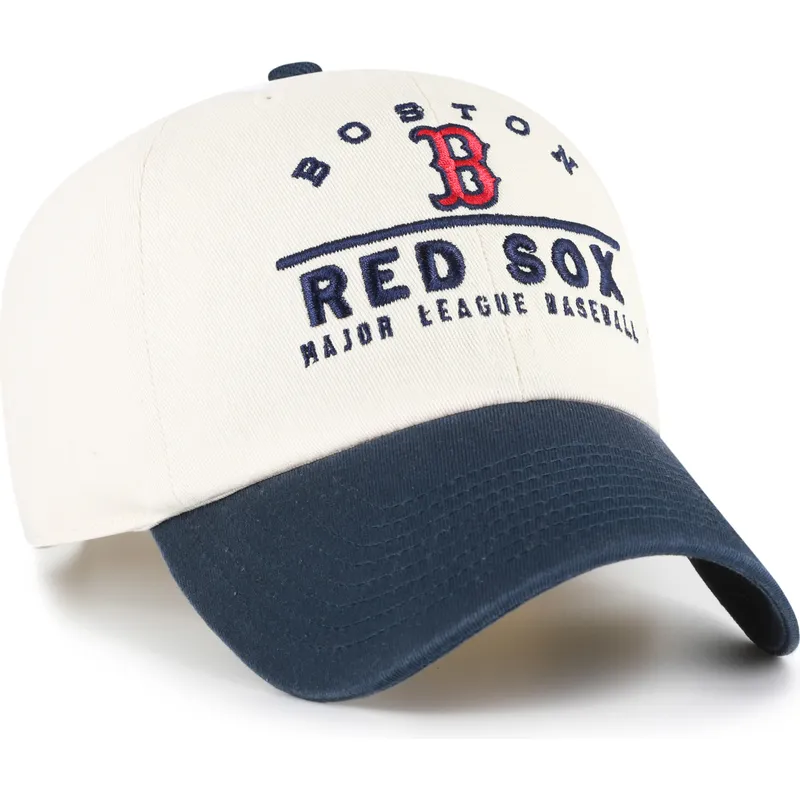 cap-islenkta-beige-adjustable-strap-clean-up-windham-boston-red-sox-mlb-47-brand