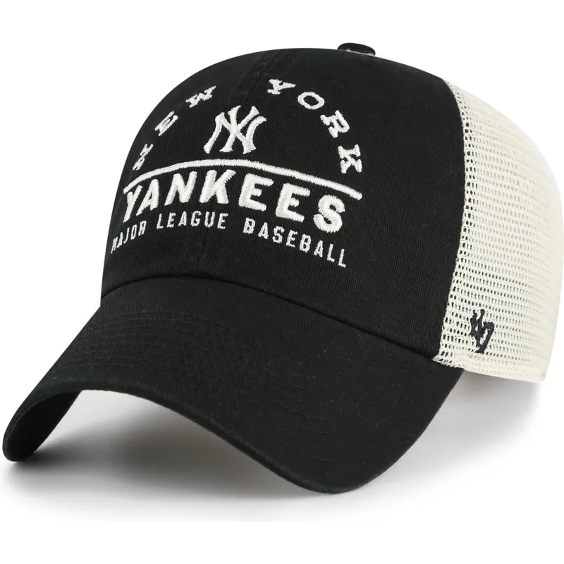 cap-islenkta-black-snapback-clean-up-windham-mesh-new-york-yankees-mlb-47-brand