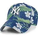 cap-islenkta-navy-blue-adjustable-strap-clean-up-beach-side-new-york-yankees-mlb-47-brand