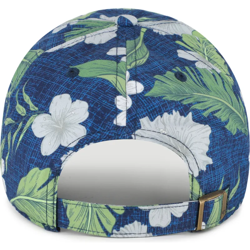 kepure-islenkta-tamsiai-melyna-reguliuojama-juostele-clean-up-beach-side-new-york-yankees-mlb-47-brand