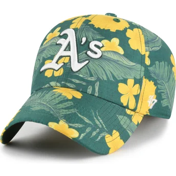 Cap išlenkta green adjustable strap Clean Up Beach Side Oakland Athletics MLB 47 Brand