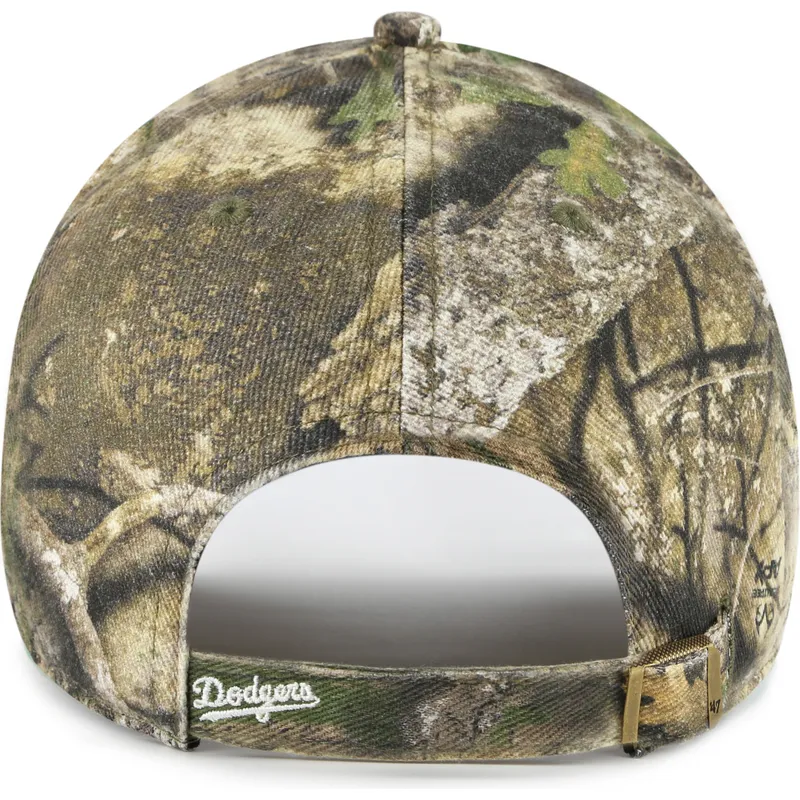 kepure-islenkta-kamufliazas-reguliuojamas-clean-up-realtree-los-angeles-dodgers-mlb-47-brand