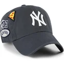 kepure-islenkta-tamsiai-melyna-reguliuojamas-clean-up-badges-vintage-new-york-yankees-mlb-47-brand