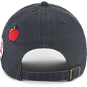 kepure-islenkta-tamsiai-melyna-reguliuojamas-clean-up-badges-vintage-new-york-yankees-mlb-47-brand
