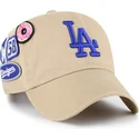 cap-islenkta-khaki-adjustable-strap-clean-up-badges-los-angeles-dodgers-mlb-47-brand