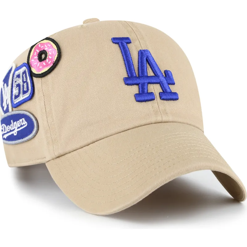 cap-islenkta-khaki-adjustable-strap-clean-up-badges-los-angeles-dodgers-mlb-47-brand cap-islenkta-khaki-adjustable-strap-clean-up-badges-los-angeles-dodgers-mlb-47-brand