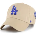 cap-islenkta-khaki-adjustable-strap-clean-up-badges-los-angeles-dodgers-mlb-47-brand