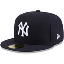 kepure-plokscia-tamsiai-melyna-priglundanti-59fifty-hidden-hit-new-york-yankees-mlb-new-era