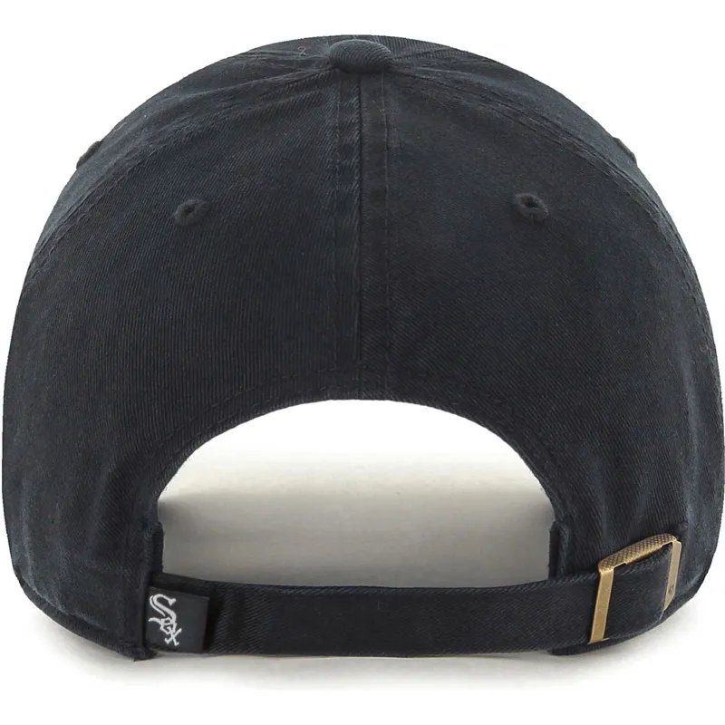 kepure-islenkta-juoda-reguliuojama-juostele-clean-up-chicago-white-sox-mlb-47-brand