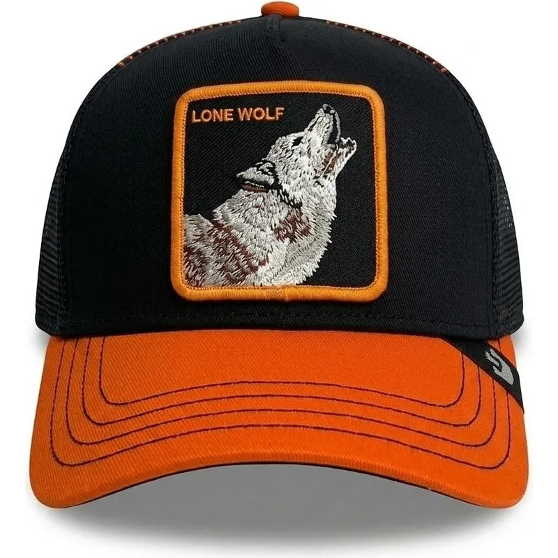 kepure-islenkta-vilkikas-juoda-snapback-lobo-solo-wolf-fab-farm-the-farm-de-goorin-bros