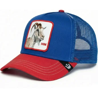 Kepurė išlenkta mėlyna snapback Him Goat Fab Farm The Farm Goorin Bros.