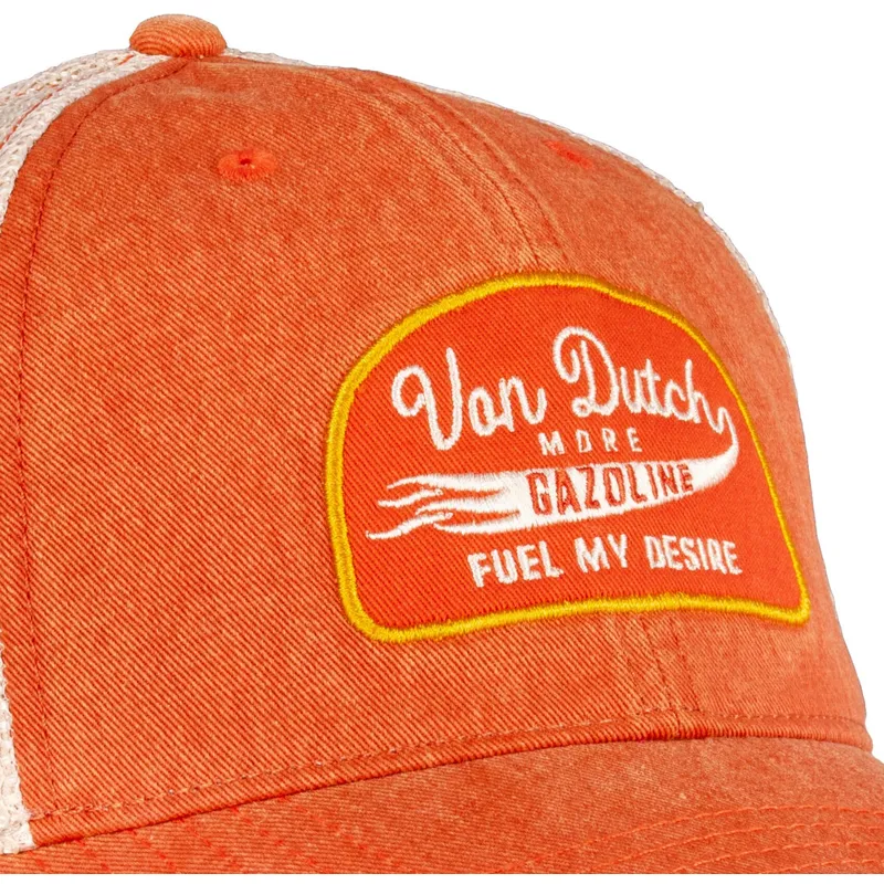 kepure-islenkta-ruda-snapback-mac11-von-dutch